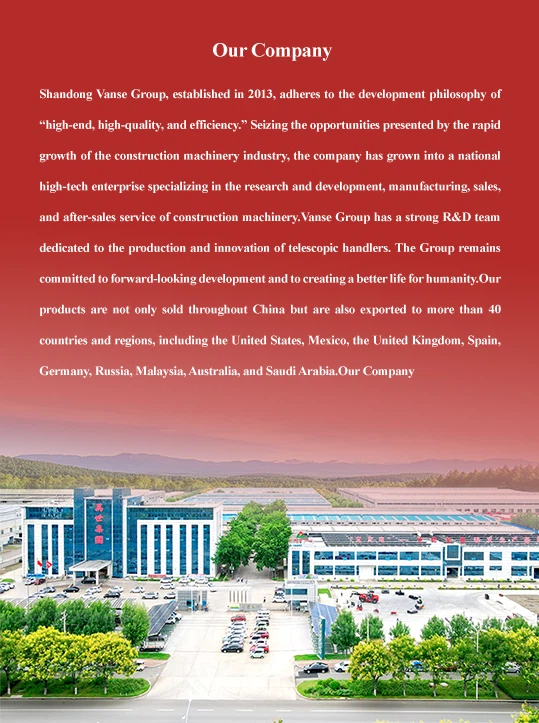 chinese telescopic handler forklift